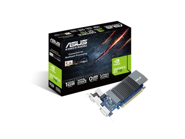 imagem de Placa de Video Asus Geforce Gt 710 1gb Ddr5 32 Bits - Gt710-Sl-1gd5