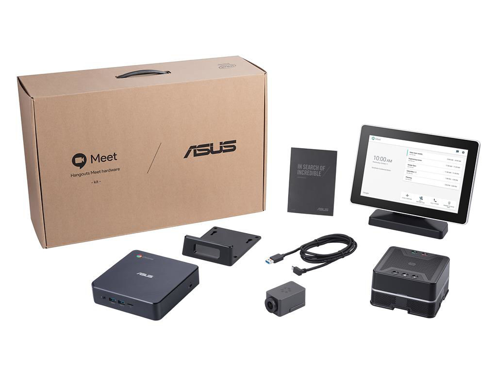 Asus Google Meet Hardware Kit Cn65 I78550u 4gb Ddr4 32gb Ssd M.2