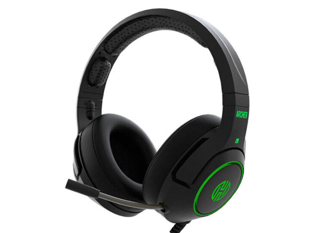 imagem de Headset Hoopson Gamer Profissional Usb Led Verde - Lf80g