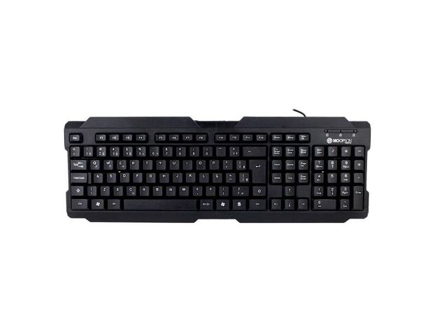 imagem de Teclado Gamer Hoopson Standard Usb Design Ergonomico Anti-Respingo - Tpc-063