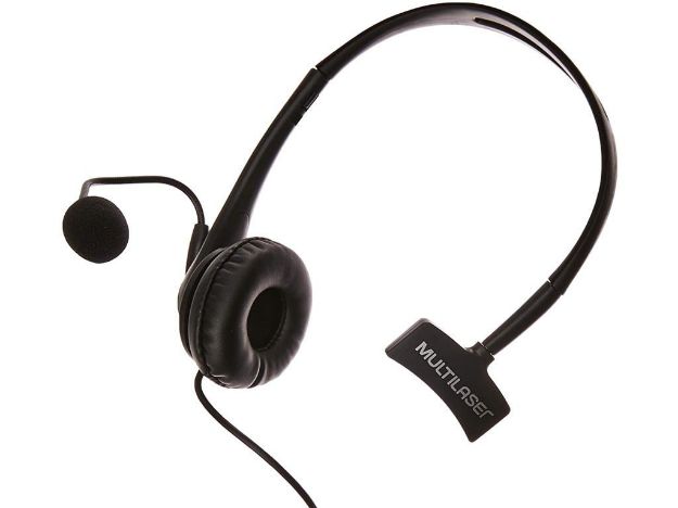 imagem de Headset Multilaser com Conector Rj09 P/ Telemarketing - Ph251