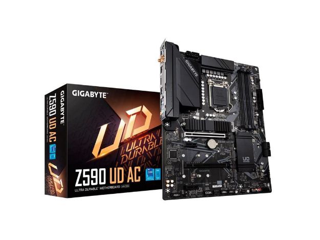 imagem de Placa Mae Gigabyte Intel Lga (1200) Ddr4 M.2 Nvme - Z590 Ud Ac 1.1
