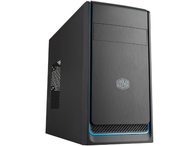imagem de Gabinete Cooler Master Masterbox E300l Azul, M-Atx, Lateral Fechada, com Baia Odd - Mcb-E300l-Kn5n-B01