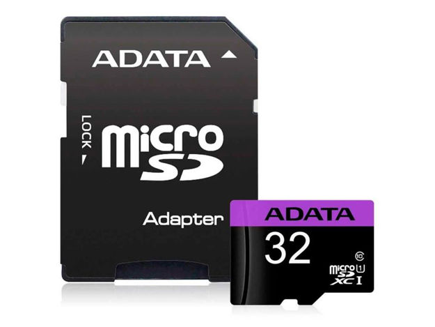 imagem de Cartao de Memoria Adata Micro Sd 32gb Classe 10 + Adpt Sd - Ausdh32guicl10-Ra1