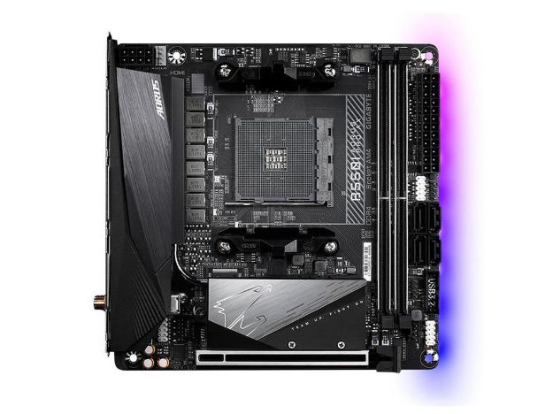 imagem de Placa Mae Gigabyte Amd (Am4) Ddr4 Mini-Itx - B550i Aorus Pro Ax