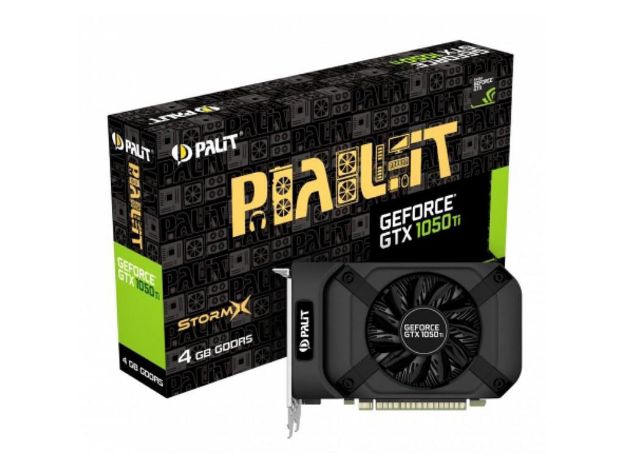 imagem de Placa de Video Palit Geforce Gtx 1050 Ti Stormx 4gb Gddr5 128bits * - Ne5105t018g1-1070f