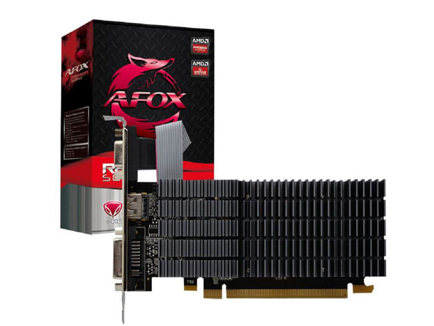 imagem de Placa de Video Afox Radeon R5 220 1gb Ddr3 64 Bits Lp - Hdmi- Dvi- Vga - Afr5220-1024d3l9-V2