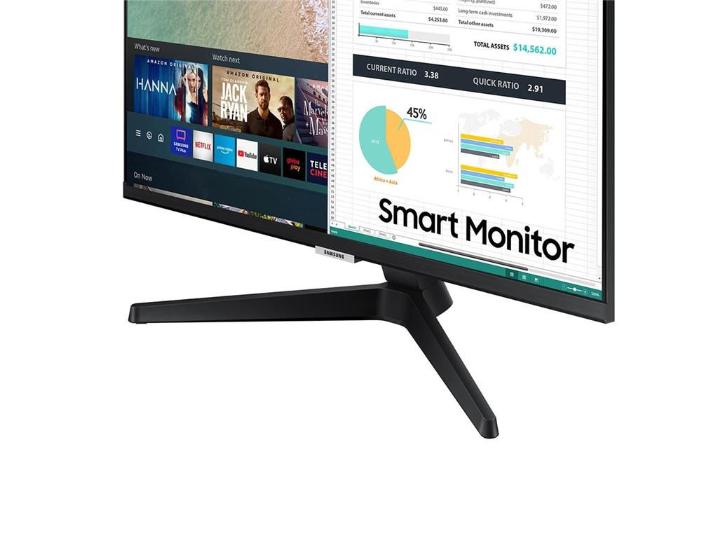 Monitor Samsung 24" Led/Ips Smart Fhd Multimidia Smarthub Hdmi Usb