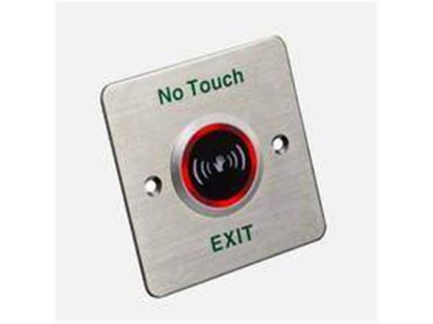 imagem de Botoeira/Botao de Saida sem Toque Aco Inoxidavel Hikvision Ds-K7p03 86×86×25.7mm