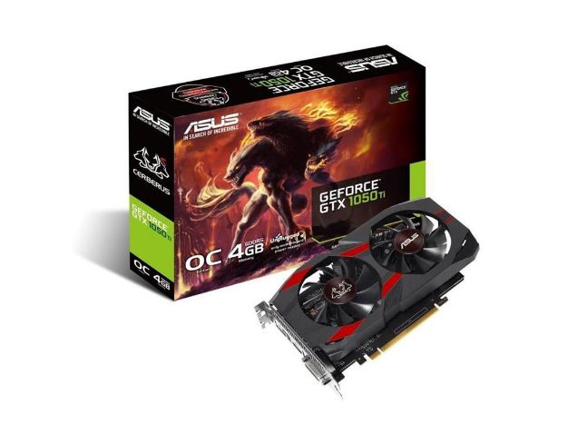 imagem de Placa de Video Asus Geforce Gtx 1050 Ti Oc Cerberus 4gb Gddr5 128 Bits - Cerberus-Gtx1050ti-O4g
