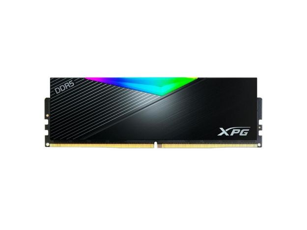 imagem de Memoria Adata P/ Desk Lancer Rgb 16gb Ddr5 5200mhz Black - Ax5u5200c3816g-Clarbk- 45cm2