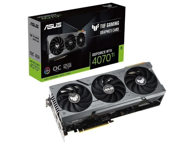 imagem de Placa de Video Asus Geforce Rtx 4070ti Tuf Gaming 12gb Gddr6x 192 Bits - Tuf-Rtx4070ti-12g-Gaming