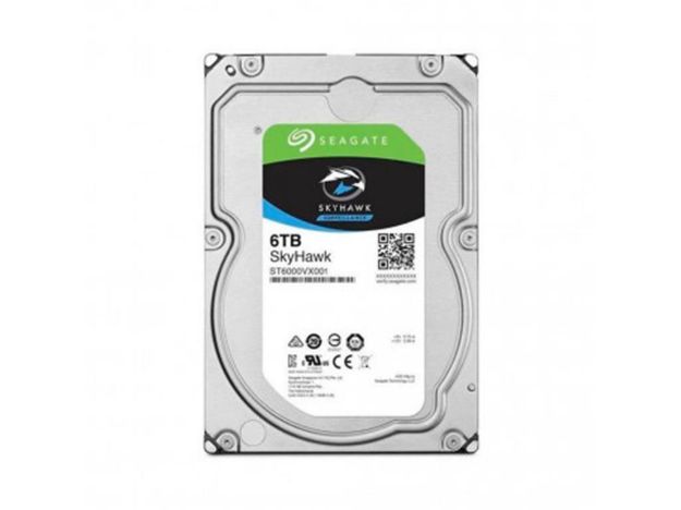 imagem de Hdd Seagate Skyhawk 6tb P/ Seguranca / Vigilancia / Dvr - St6000vx001