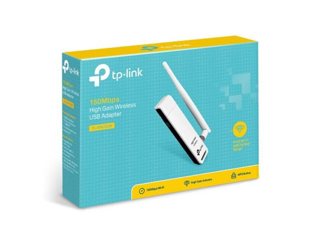 imagem de Adaptador Tp-Link Tl-Wn722n Wireless Usb 150mbps