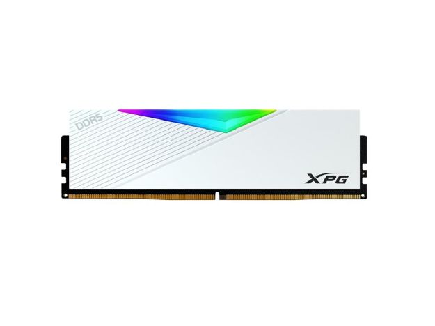 imagem de Memoria Adata Xpg P/ Desk Lancer Rgb 16gb Ddr5 7200mhz White U-Dimm - Ax5u7200c3416g-Clarwh