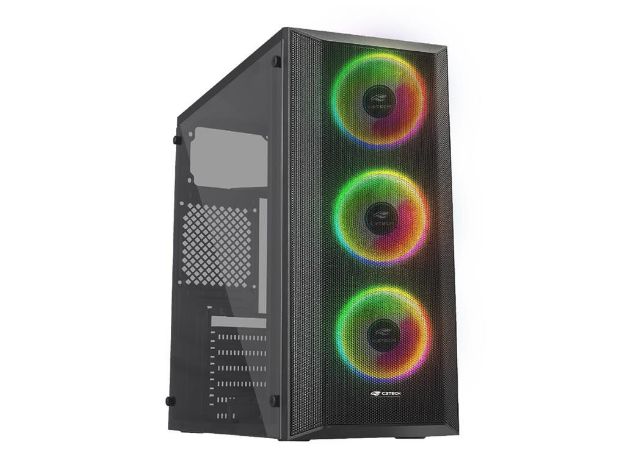 imagem de Gabinete Gamer C3tech Mt-G220 Lateral em Acrilico Atx/Micro Atx/Itx sem Fonte Preto - Mt-G220bk