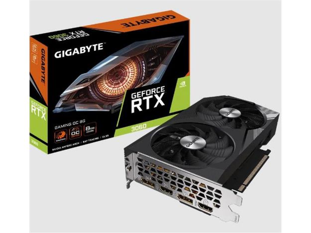 imagem de Placa de Video Gigabyte Geforce Rtx 3060 Gaming 8gb Gddr6 - Gv-N3060gaming Oc 8gd