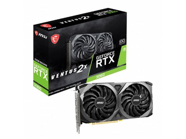 imagem de Placa de Video Msi Geforce Rtx 3060 Ventus 2x 12g Oc Gddr6 192 Bits - 912-V397-664