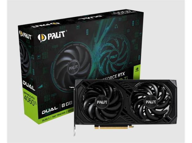 imagem de Placa de Video Palit Geforce Rtx 4060 Ti Dual 8gb Gddr6 128 Bits - Ne6406t019p1-1060d