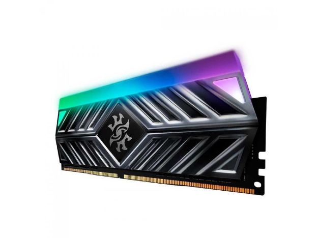 imagem de Memoria Adata Xpg P/ Desk Spectrix D41 Rgb 8gb Ddr4 3200mhz U-Dimm Grey - Ax4u32008g16a-St41
