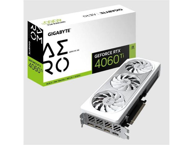 imagem de Placa de Video Gigabyte Geforce Rtx 4060 Ti Aero 8gb Gddr6 128 Bits - Gv-N406taero Oc-8gd