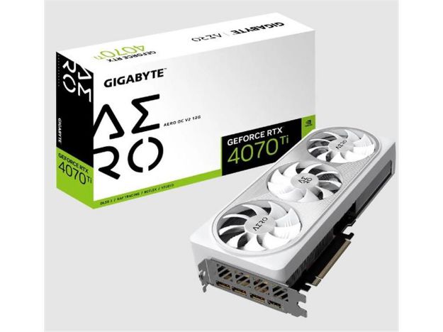 imagem de Placa de Video Gigabyte Geforce Rtx 4070 Ti Aero Oc V2 12gb Gddr6x - Gv-N407taero Ocv2-12gd