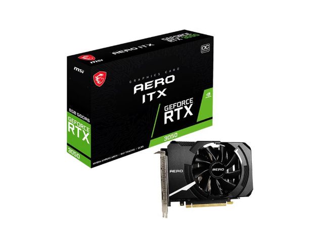 imagem de Placa de Video Msi Geforce Rtx 3050 Aero Itx 8gb Oc Gddr6 128 Bits - 912-V809-4041
