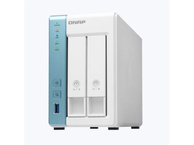 imagem de Storage Qnap 1.7 Ghz 2gb Ddr3 32 Bits 2 Baias - Ts-231p3-2g-Us