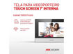 imagem de Tela 7" Touch P/ Video Porteiro Hikvision Ds-Kh6320-Wte1