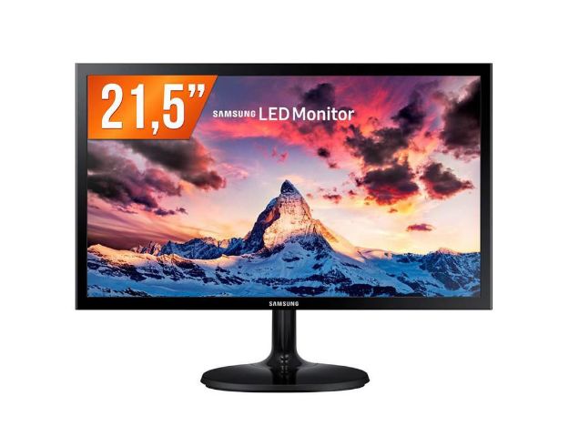 imagem de Monitor Samsung 21,5" Led Full Hd 60hz 5ms Hdmi D-Sub Vesa - Ls22f350fhlmzd