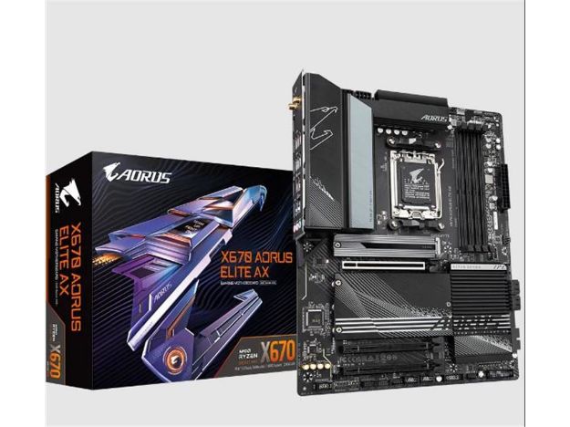imagem de Placa Mae Gigabyte Amd (Am5) Atx Ddr5 - X670 Aorus Elite Ax 1.0