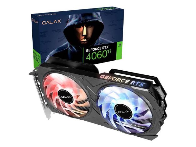 imagem de Placa de Video Galax Geforce Rtx 4060 Ti Ex 1-Click Oc 8gb Gddr6 128 Bits - 46isl8md8aex