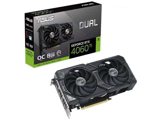 imagem de Placa de Video Asus Geforce Rtx 4060 Ti Dual Oc Edition 8gb Gddr6 128 Bits - Dual-Rtx4060ti-O8g