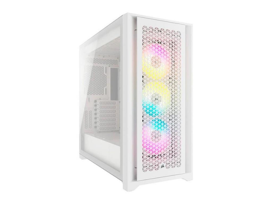 imagem de Gabinete Corsair Icue 4000d Lateral de Vidro Temperado Rgb Branco - Cc-9011241-Ww