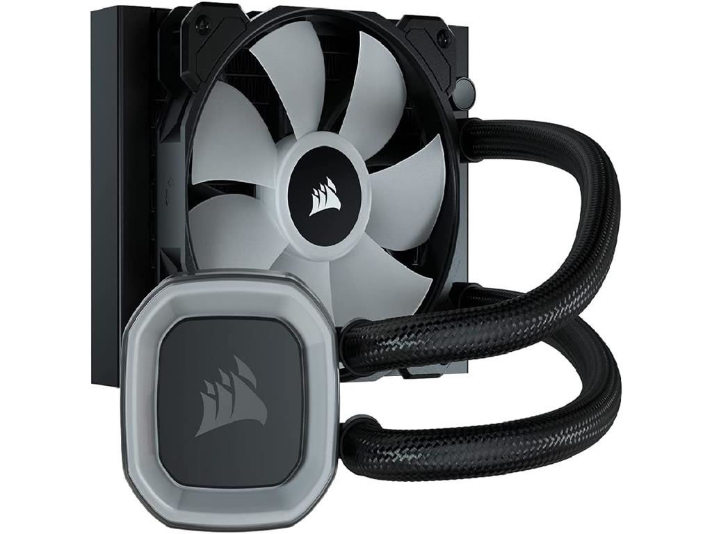 Water Cooler P/ Processador Corsair H55 120mm P/ Intel/Amd Rgb Preto