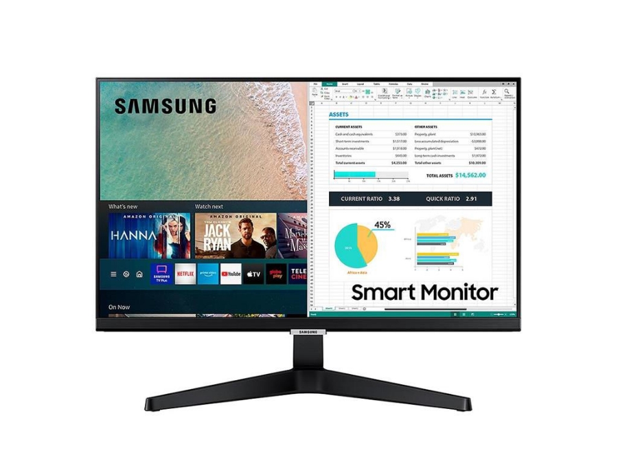 imagem de Monitor Smart Samsung 24" Led/Ips Full Hd 60hz 14ms Multimidia Hdmi Usb Bluetooth Wifi Hdr Vesa - Ls24am506nlmzd