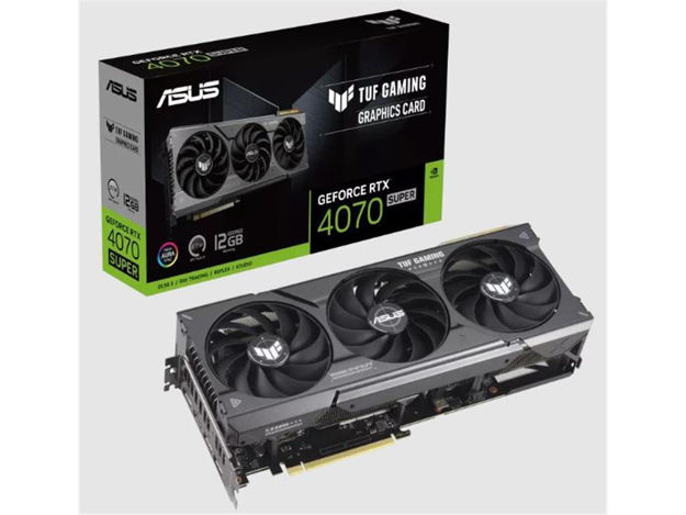 imagem de Placa de Video Asus Geforce Rtx 4070 Super Gaming 12gb Gddr6x 192 Bits - Tuf-Rtx4070s-12g-Gaming