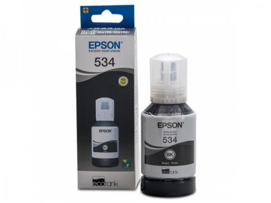 imagem de Garrafa de Tinta Epson T534 Preta - T534120-Al