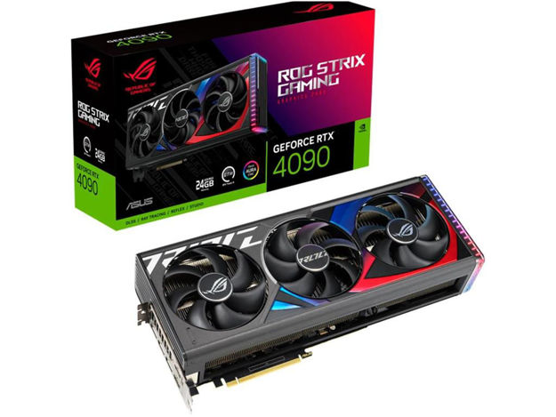 imagem de Placa de Video Asus Geforce Rtx 4090 24gb Gddr6x 384 Bits - Rog-Strix-Rtx4090-24g-Gaming