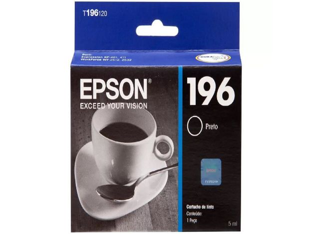 imagem de Cartucho Epson Preto Durabriteultra 7ml - T196120-Br