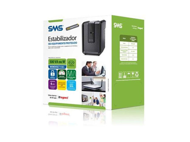 imagem de Estabilizador Sms Revolution Speedy Usp500s 115 500va Mono- 0015971