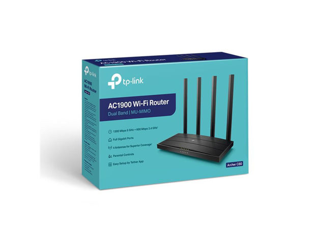 imagem de Roteador Tp-Link Archer C80 Wireless Dual Band Gigabit Ac1900 Mu-Mimo - Tpn0262