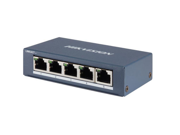 imagem de Switch Hikvision Gigabit Metalico Ds-3e0505-E 5 Portas 10/100/1000mbps