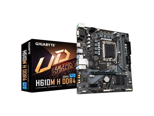 imagem de Placa Mae Gigabyte Intel Lga (1700) Ddr4 Micro Atx - H610m H Ddr4