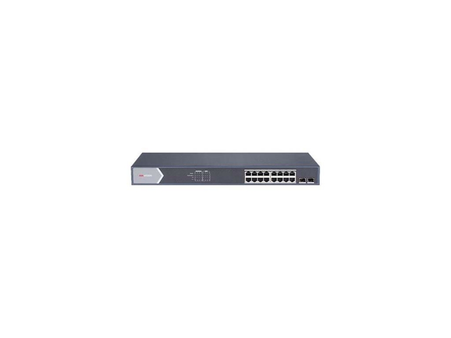 imagem de Switch Hikvision Gerenciavel Metalico Gigabit Ds-3e1518p-Ei/M 16 Portas Poe 10/100/1000mbps  02 Portas Sfp Giga