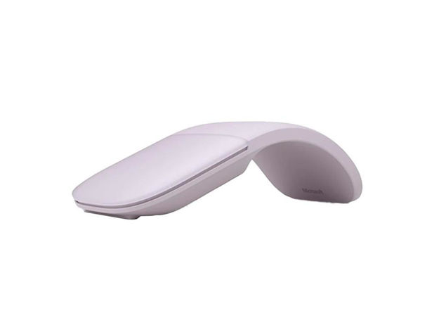 imagem de Mouse Microsoft sem Fio Bluetooth Arc 1000 Dpi Lilas - Elg-00016