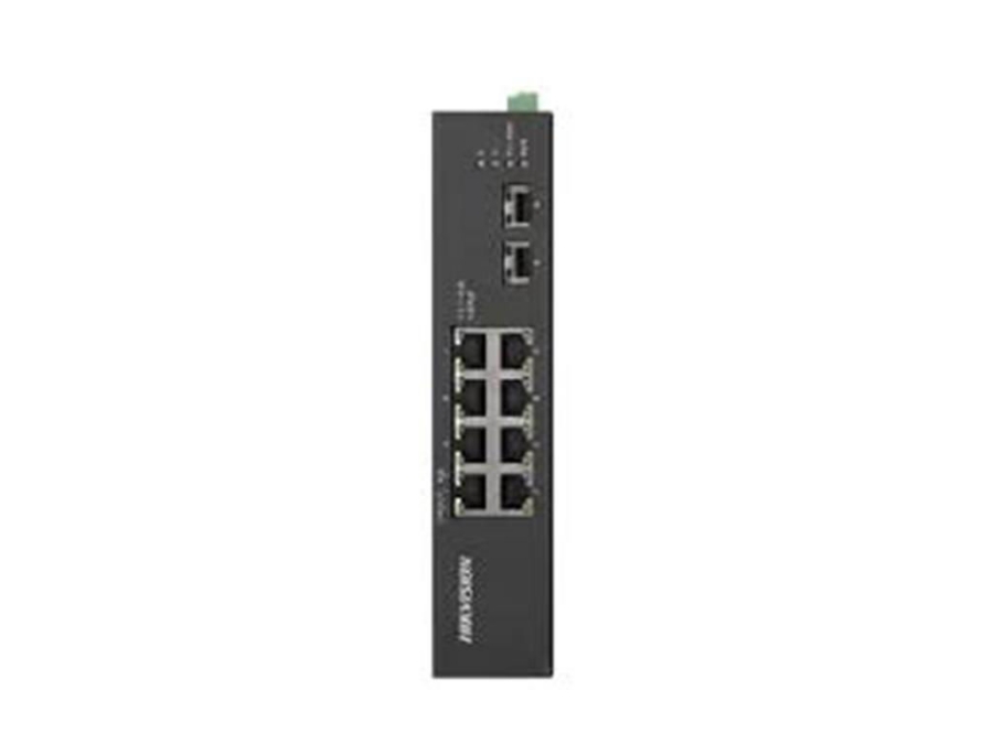 imagem de Switch Hikvision Gigabit Metalico Ds-3t0510hp-E/Hs 6 Portas Poe + 02 Portas Hi-Poe + 02 Sfp Fibra Optica