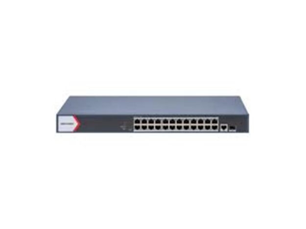 imagem de Switch Hikvision Gerenciavel Metalico Gigabit Ds-3e1526p-Ei/M 24 Portas Poe 10/100/1000 Mbps + 02 Portas Sfp Giga