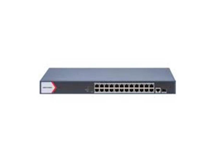 imagem de Switch Hikvision Gerenciavel Metalico Gigabit Ds-3e1526p-Ei/M 24 Portas Poe 10/100/1000 Mbps + 02 Portas Sfp Giga