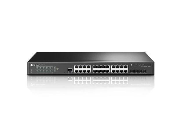 imagem de Switch Gerenciavel Tp-Link Tl-Sg3428x 24 Portas Gigabit 10/100/1000mpbs 4 Slots Sfp+ 10ge Jetstream - Tpn0266